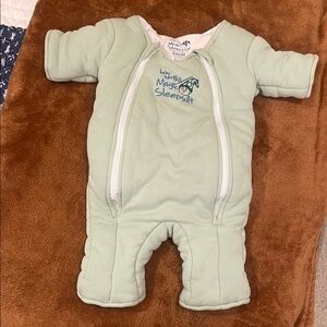 Baby Merlin’s Magic Sleepsuit Small 3-6 month Light Green